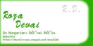 roza devai business card